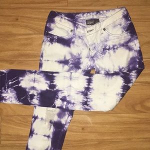 Tie dye jeans